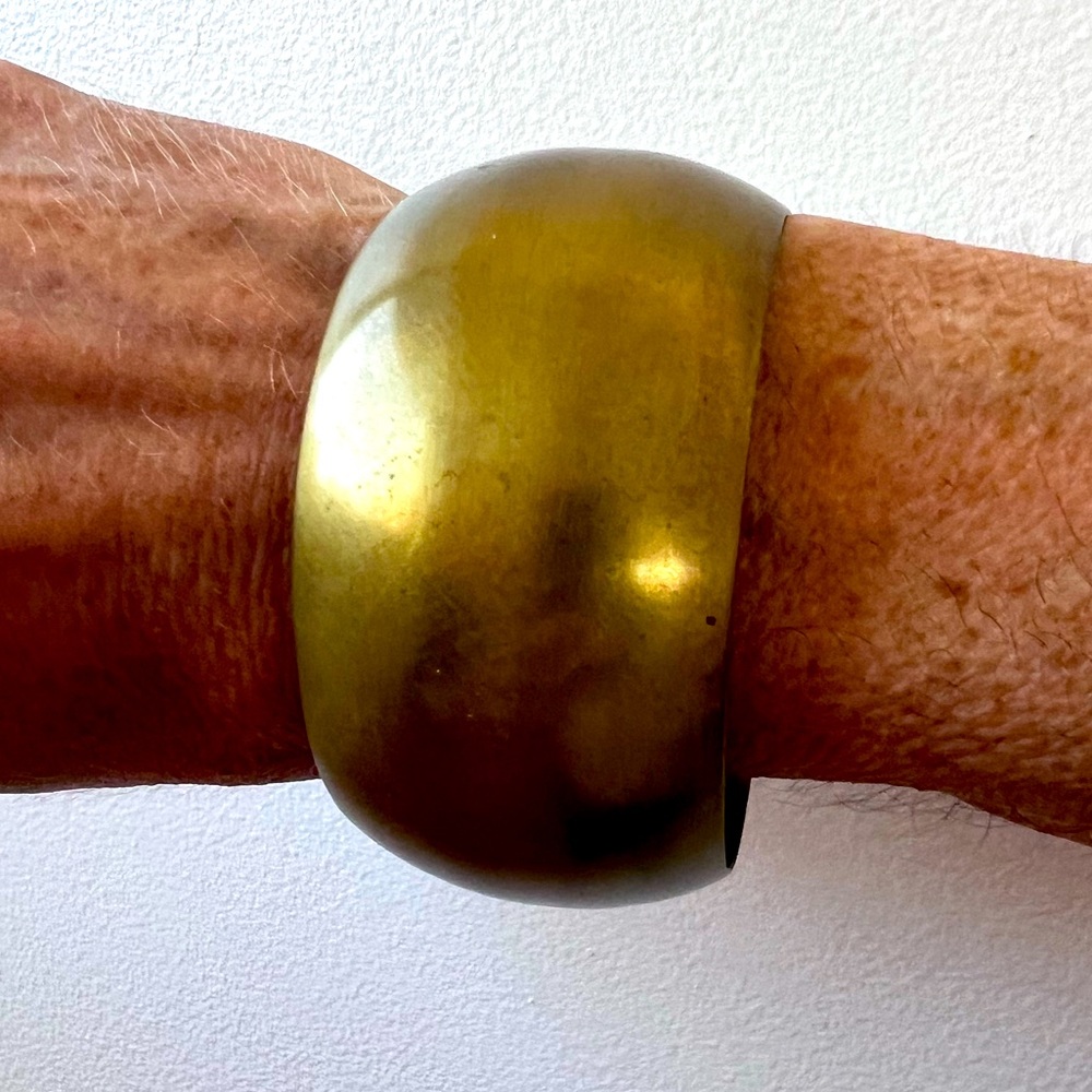 Gold colored copper Cuff Bracelet
